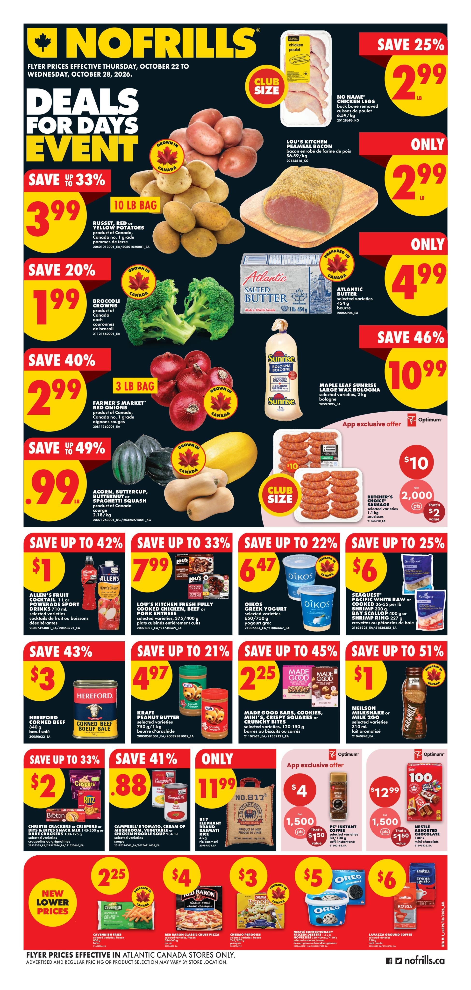 No Frills flyer page 1