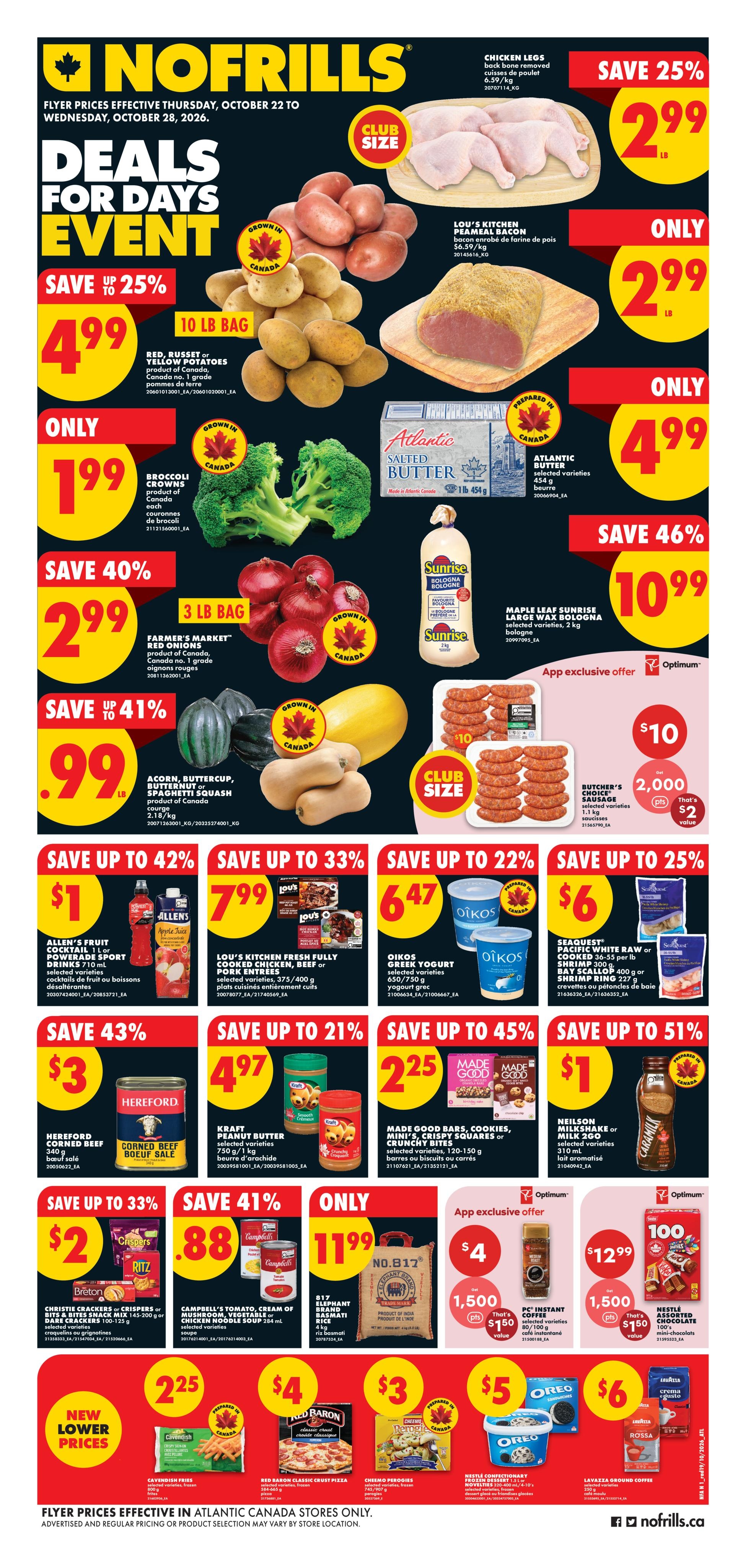 No Frills flyer page 1