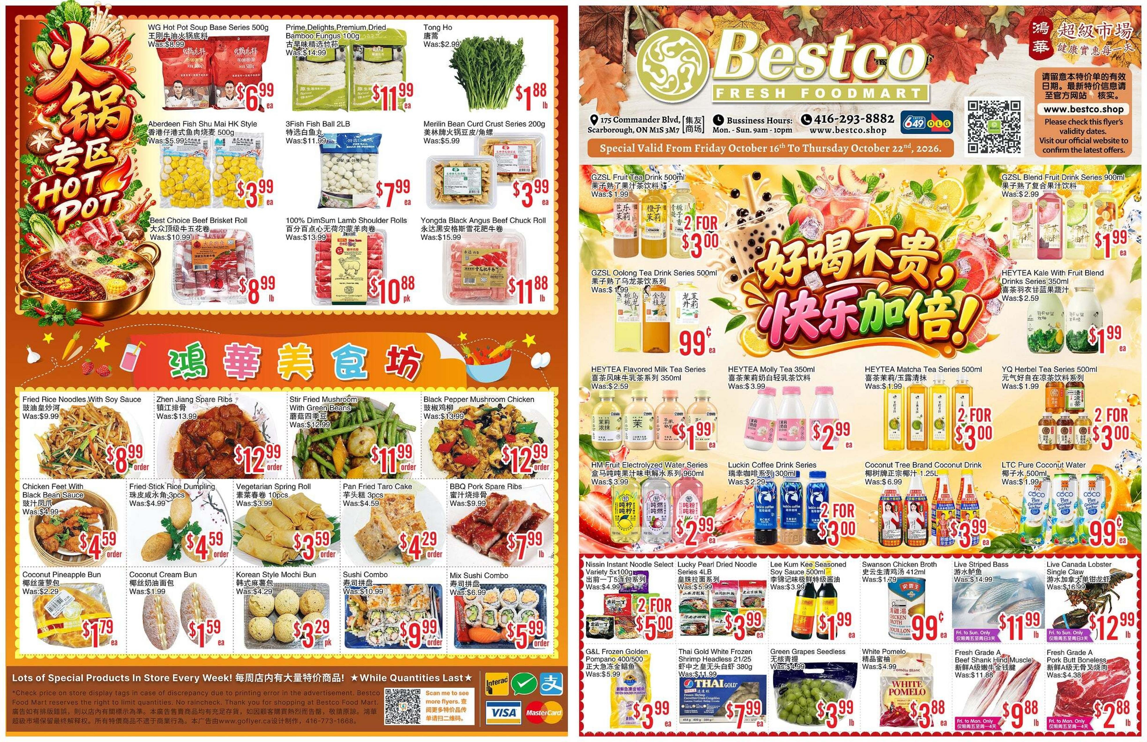 Bestco Foodmart flyer page 1