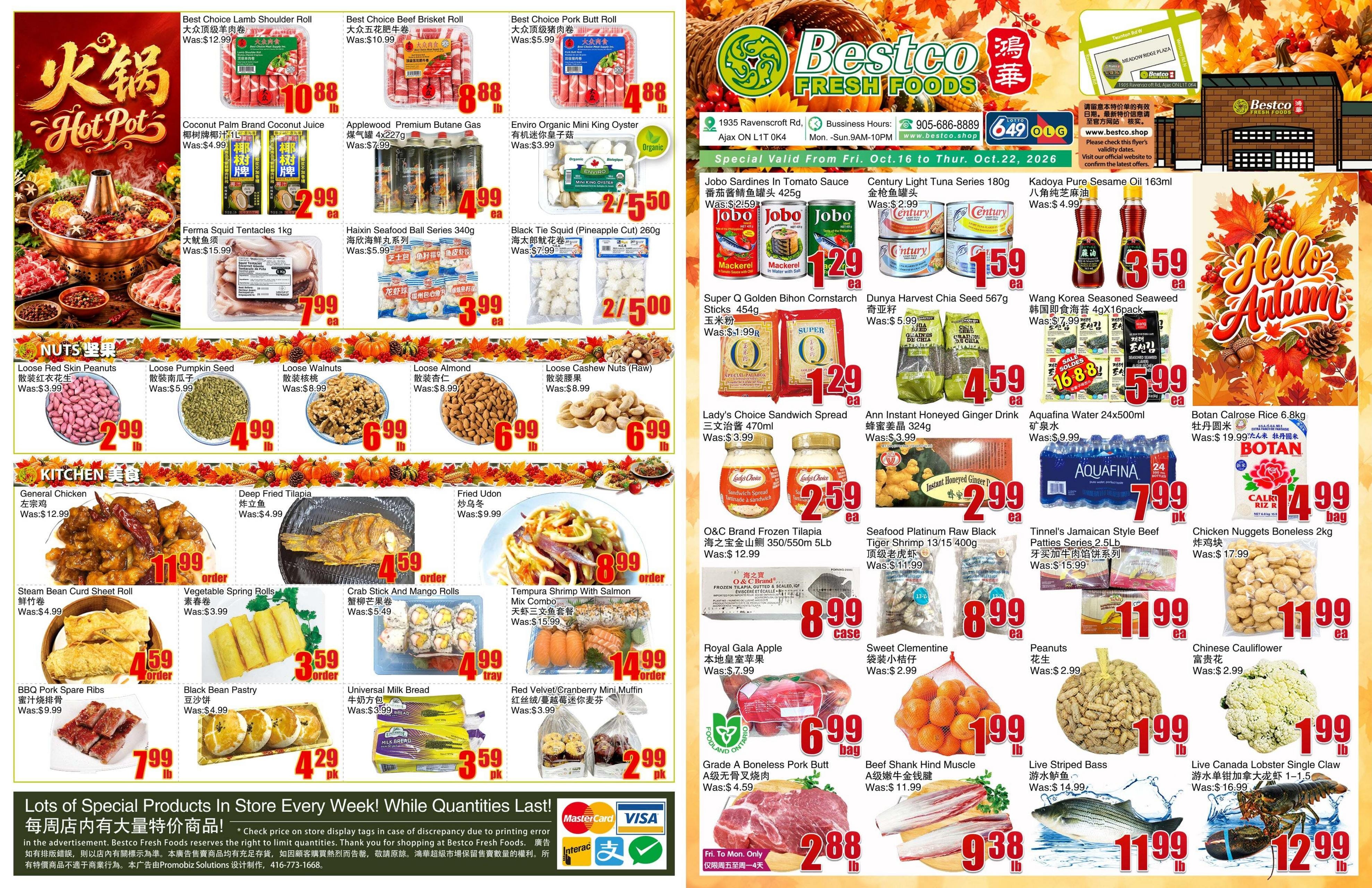 Bestco Foodmart flyer page 1