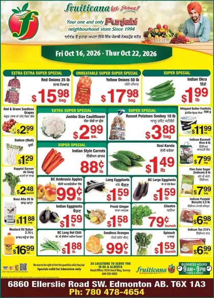 Fruiticana Indexed Weekly