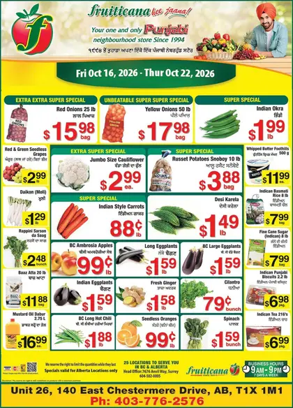 Fruiticana Indexed Weekly