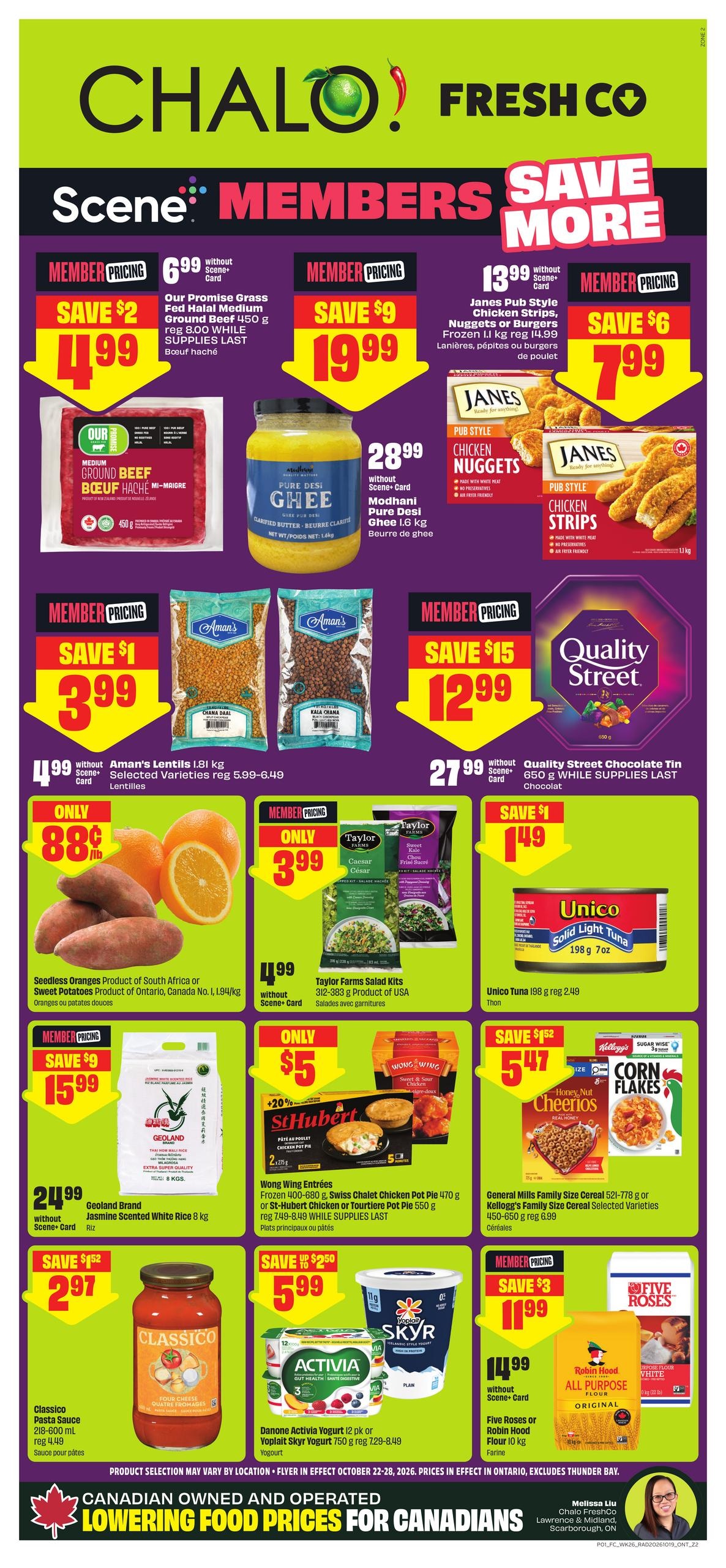 Chalo FreshCo flyer page 1