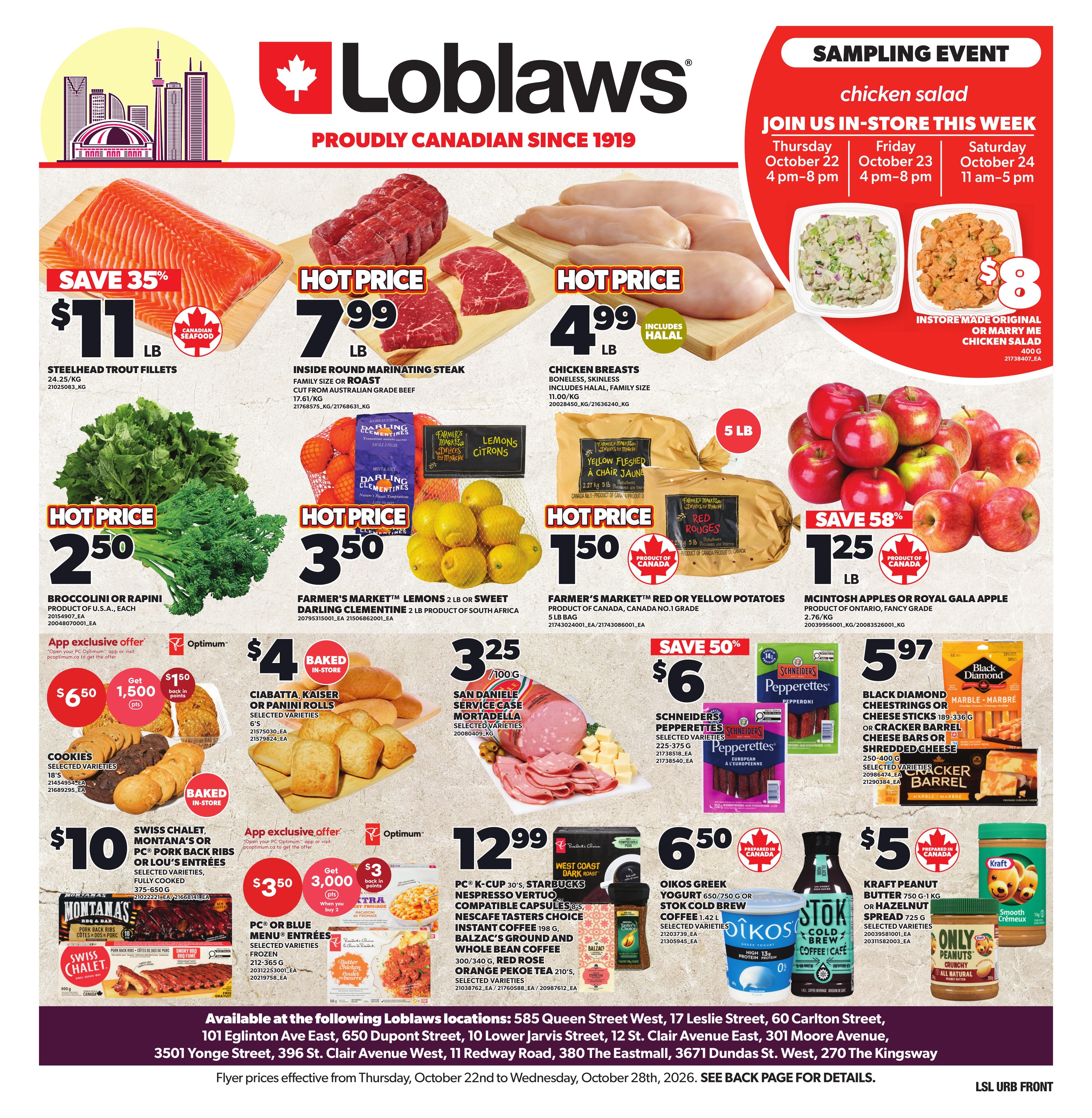 Loblaws flyer page 1