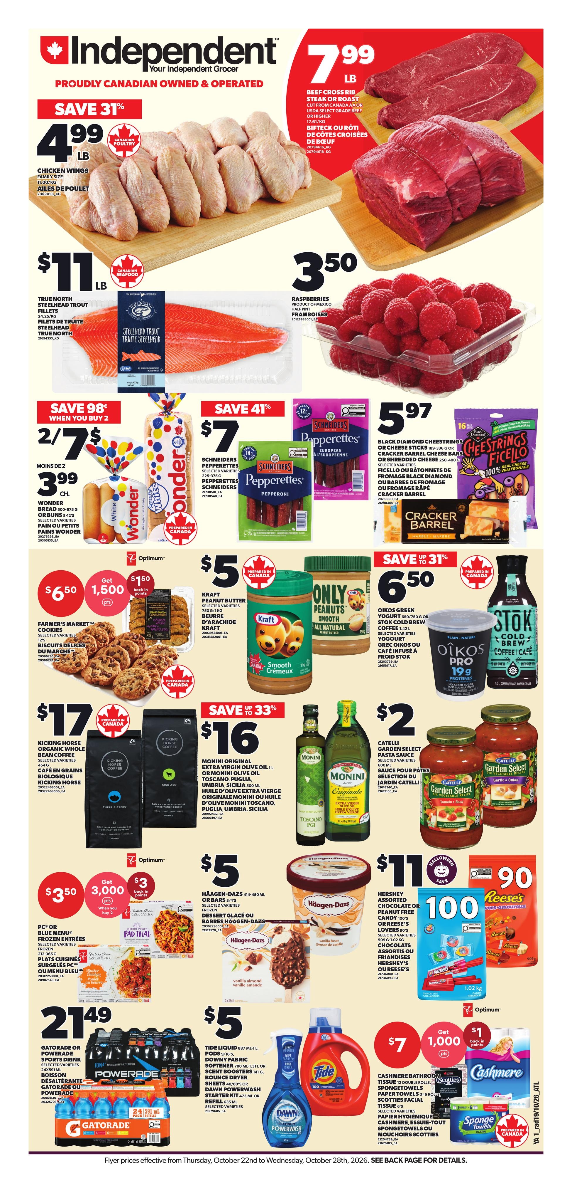 Your Independent Grocer flyer page 1