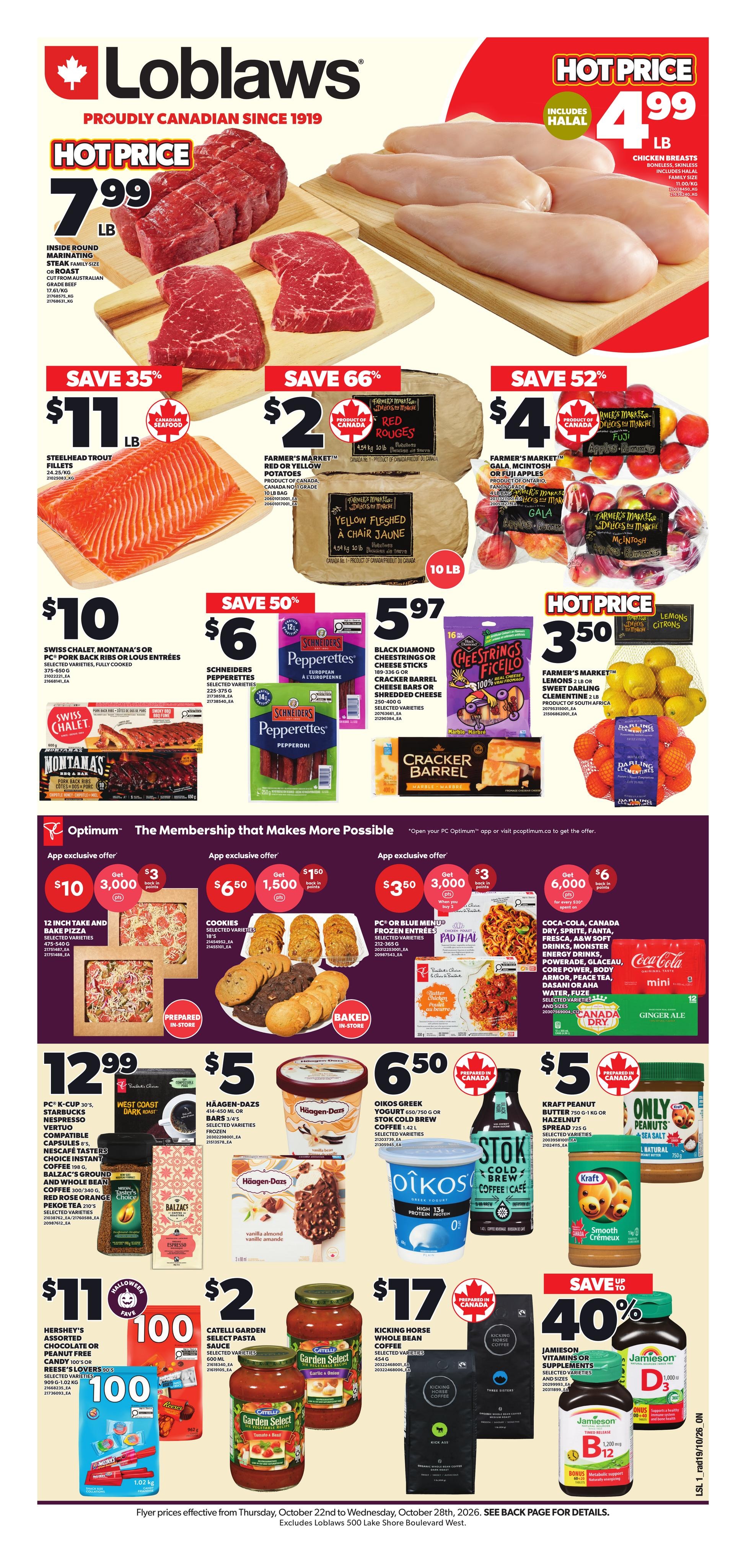 Loblaws flyer page 1
