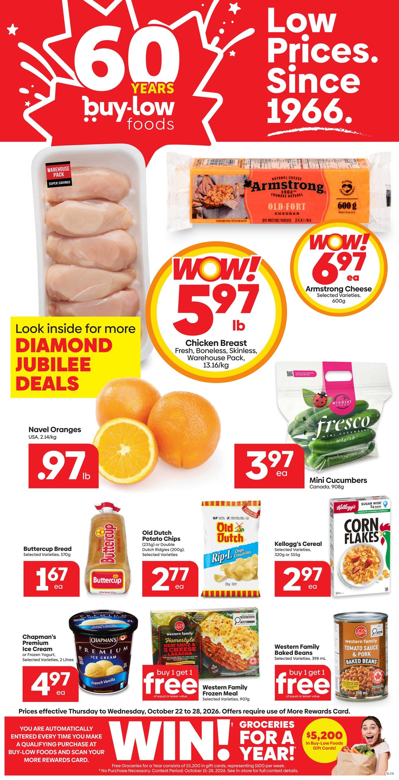 Buy-Low Foods flyer page 1