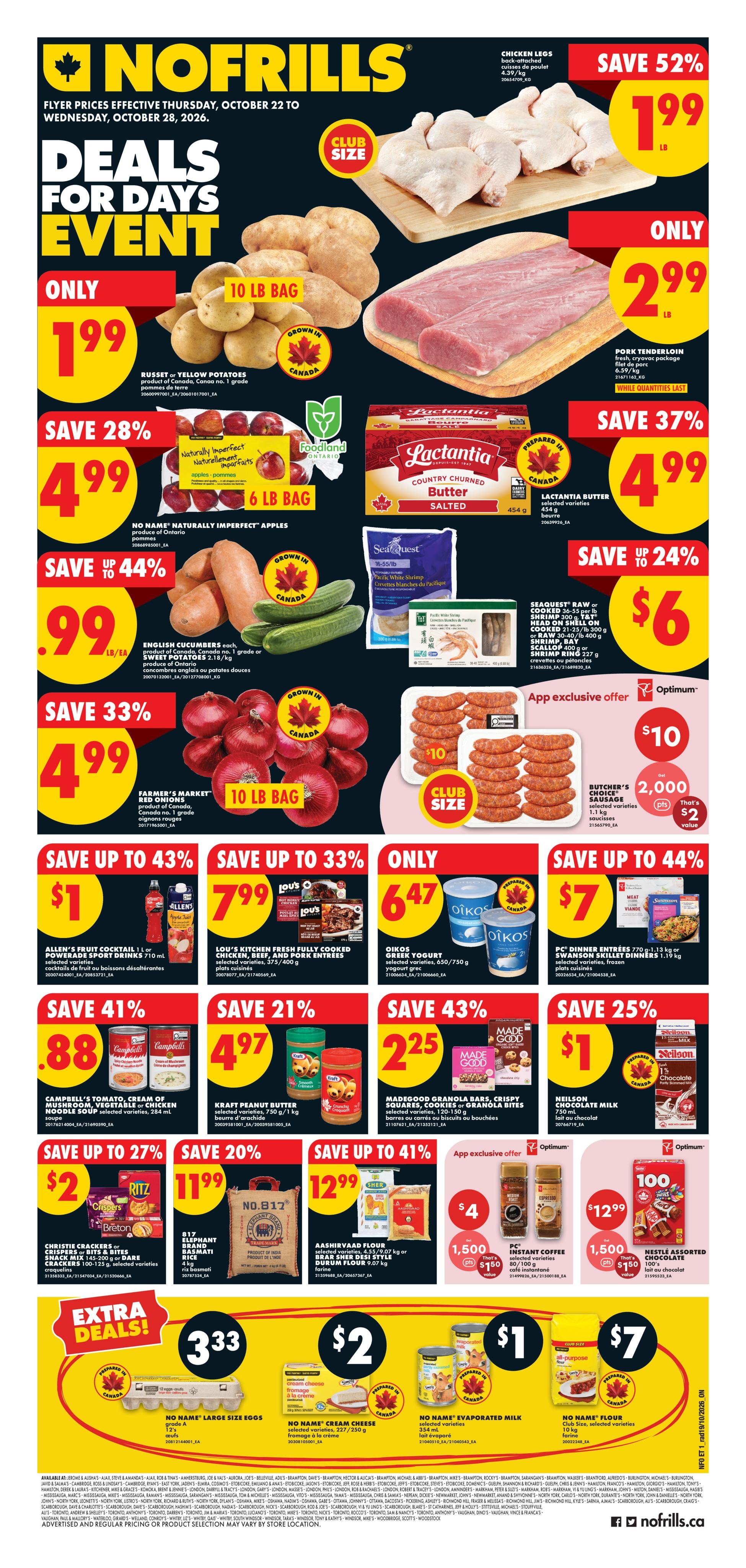 No Frills flyer page 1