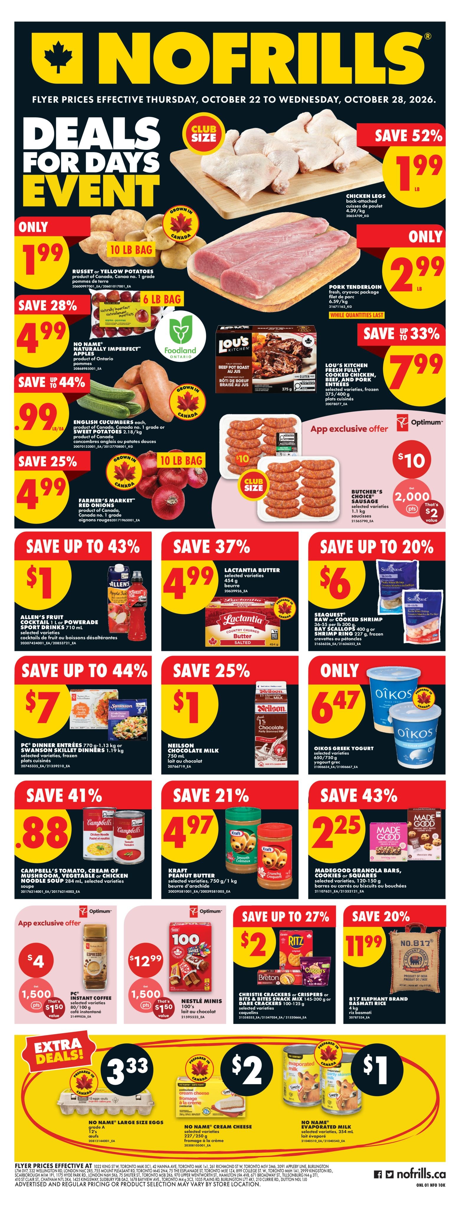 No Frills flyer page 1