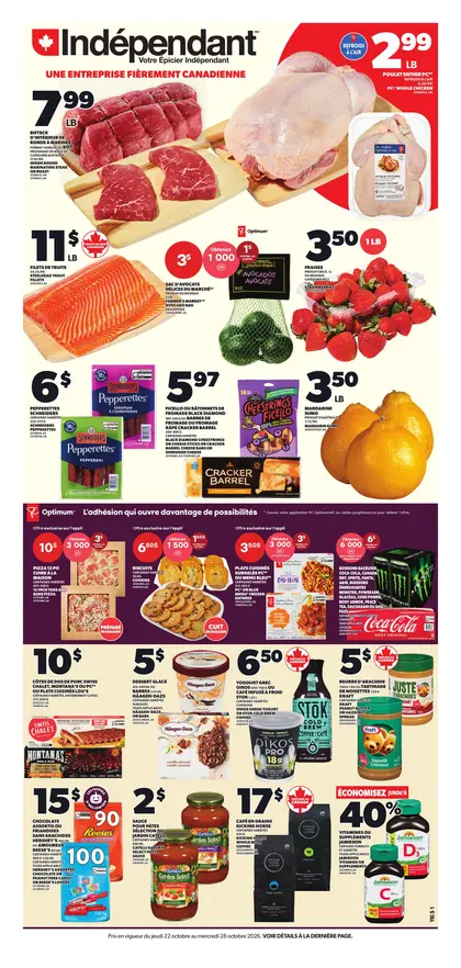 Your Independent Grocer Weekly Flyer - Valid Thursday, October 22 - Wednesday, October 28