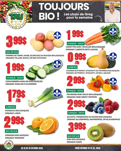 MarchesTAU Fruits & Vegetables Flyer