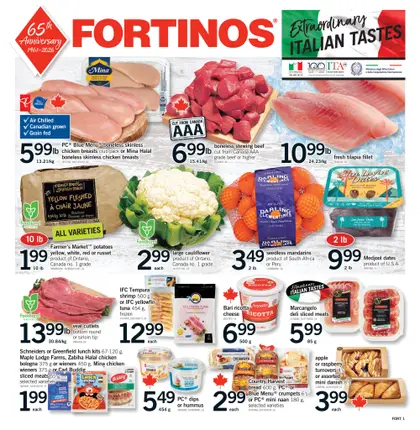 Fortinos Weekly Flyer - Valid Thursday, October 22 - Wednesday, October 28