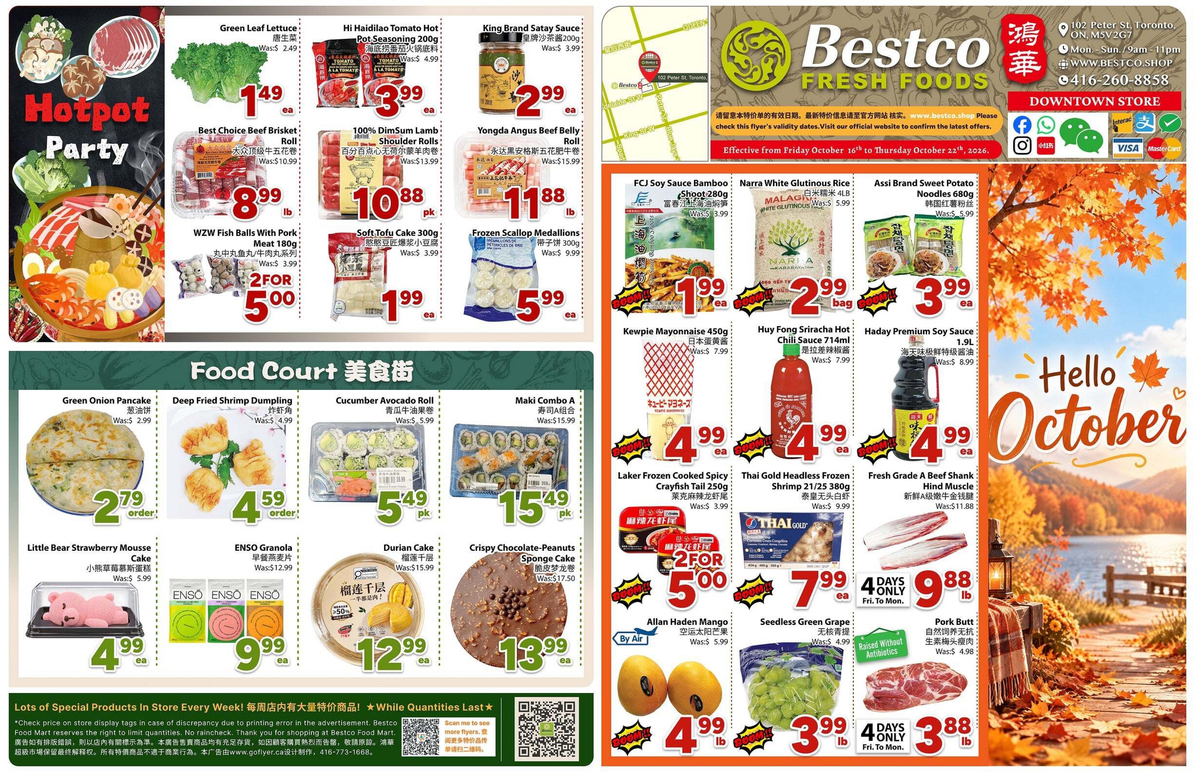 Bestco Foodmart flyer page 1