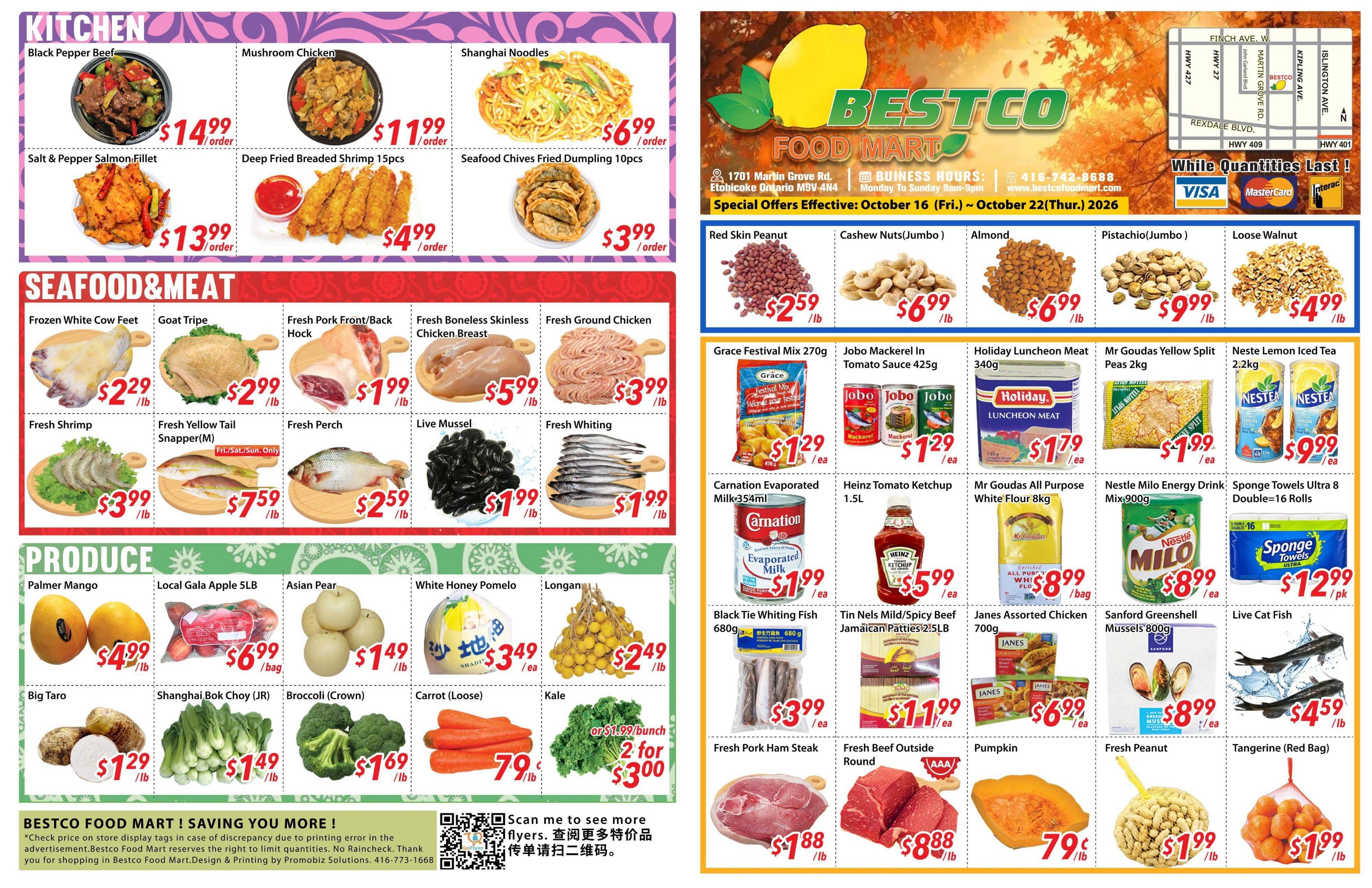 Bestco Foodmart flyer page 1