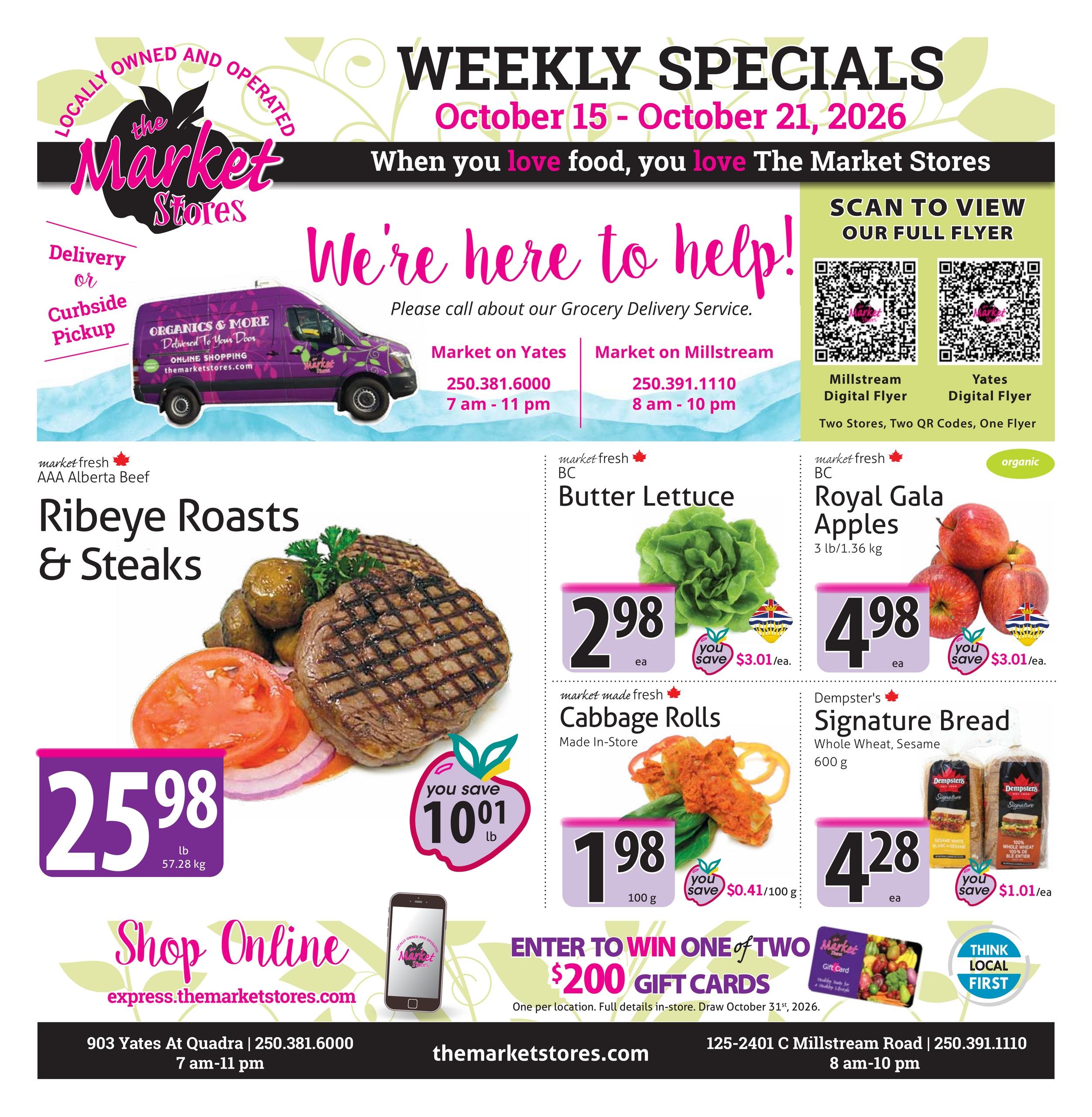 The Market Stores flyer page 1