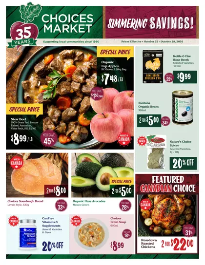 Choices Markets Weekly