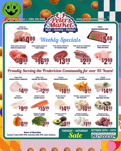 Peter's Meat Market Indexed Weekly 