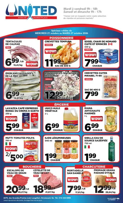 United Seafood Indexed Weekly