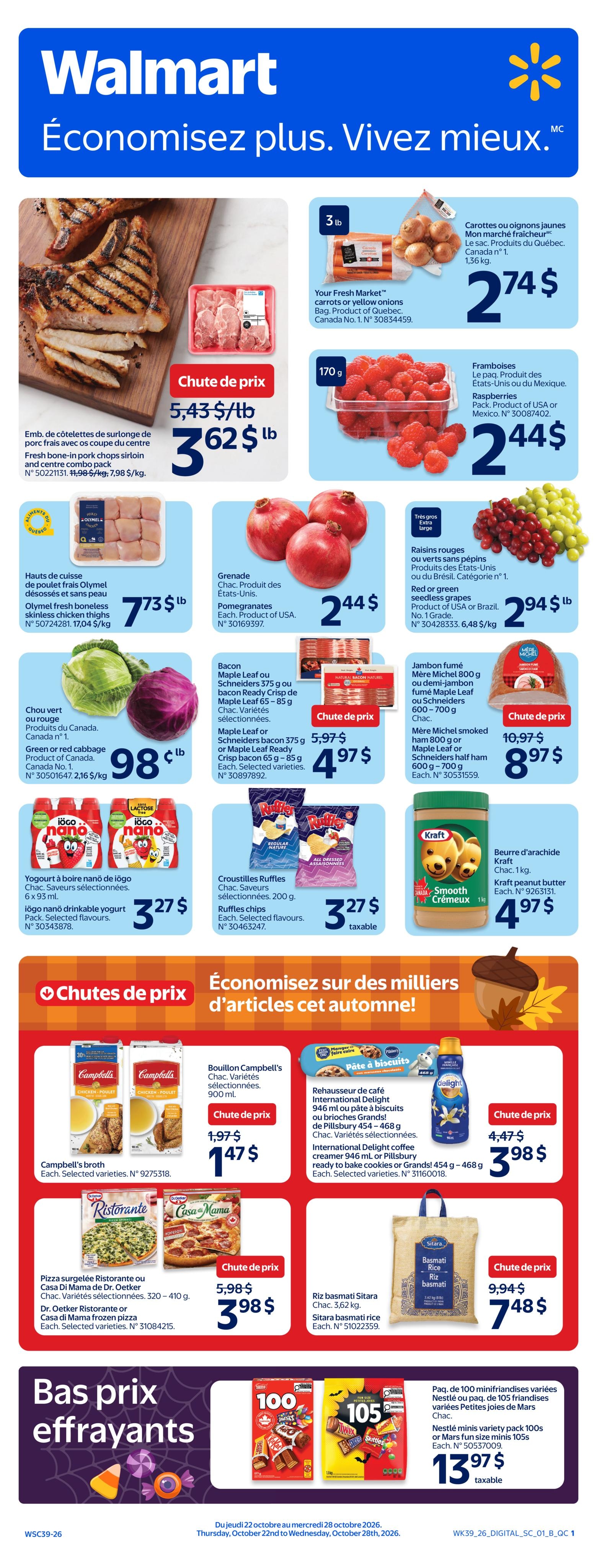 Walmart flyer page 1