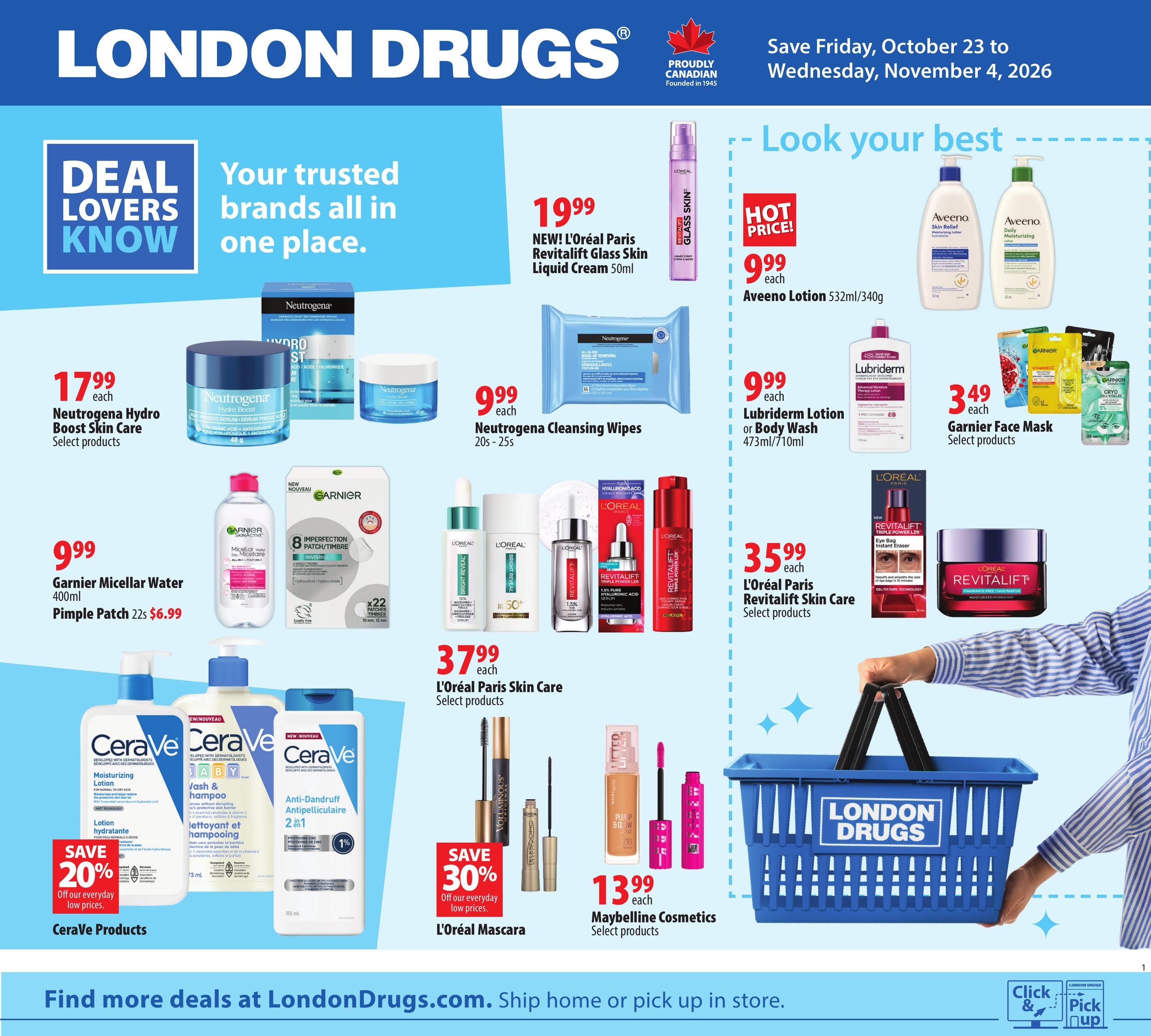 London Drugs flyer page 1