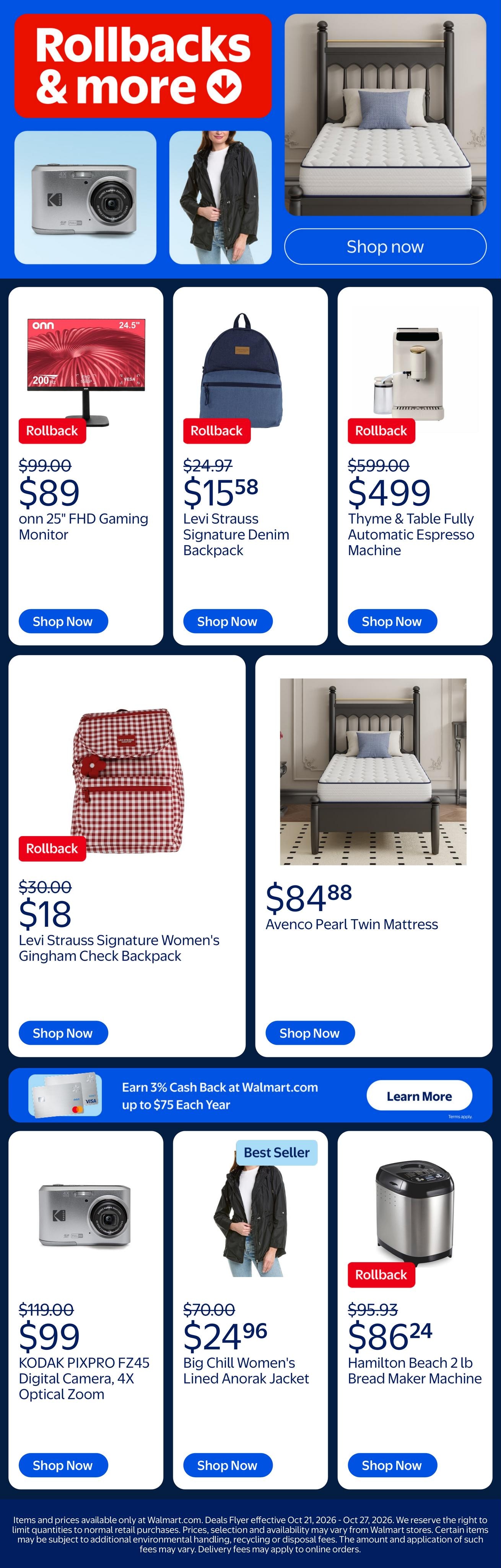 Walmart weekly ad page 1