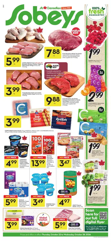Sobeys Weekly eFlyer 10/22 -10/28