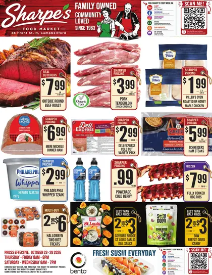 Sharpe's Food Market Weekly Flyer