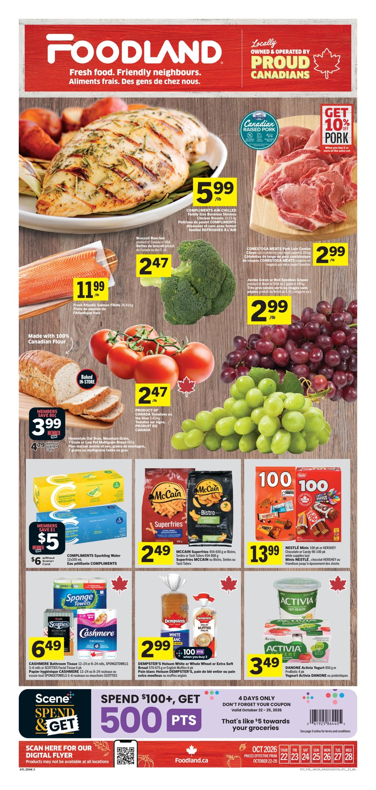Foodland flyer page 1
