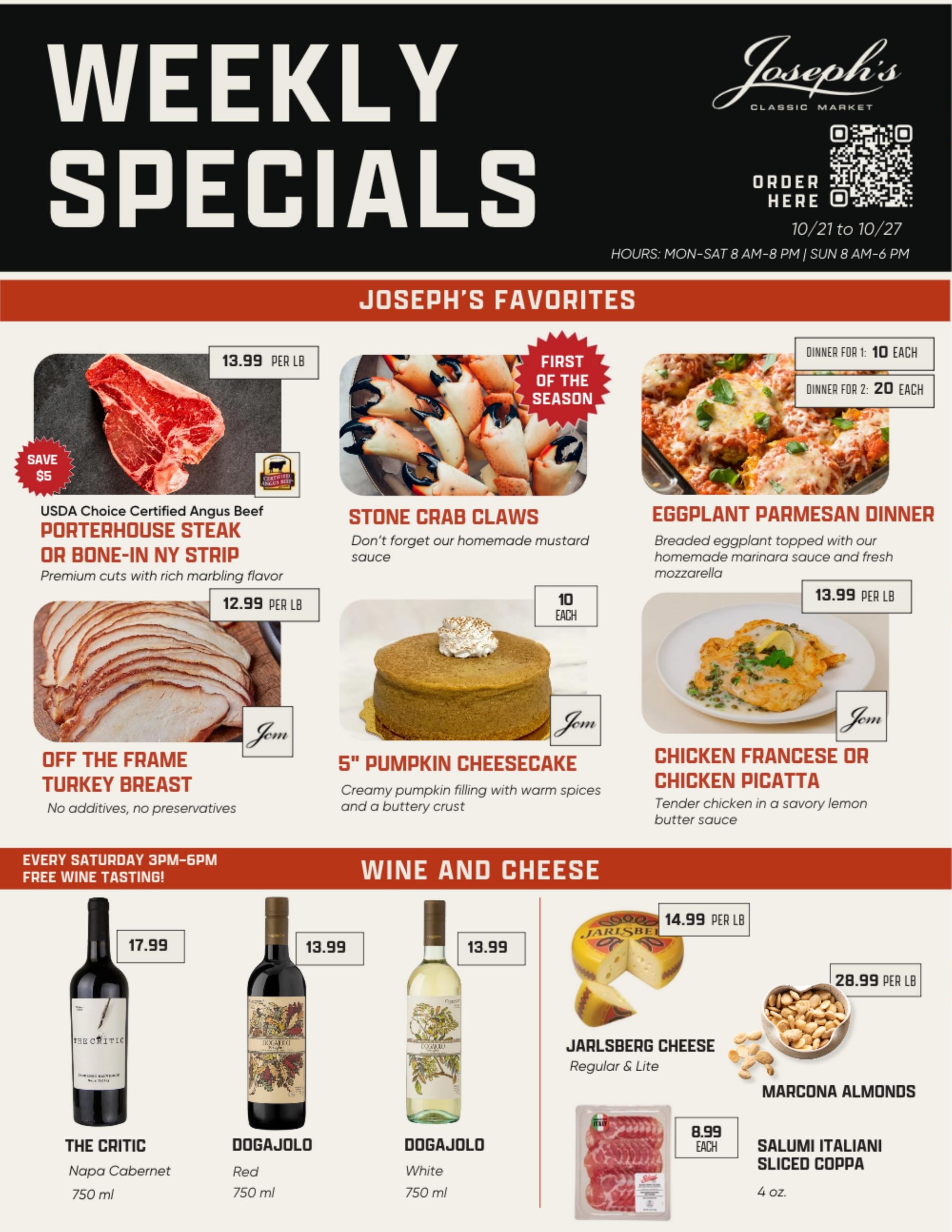 Joseph's Classic Market weekly ad page 1
