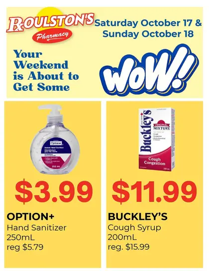 Roulston's Pharmacy Weekly
