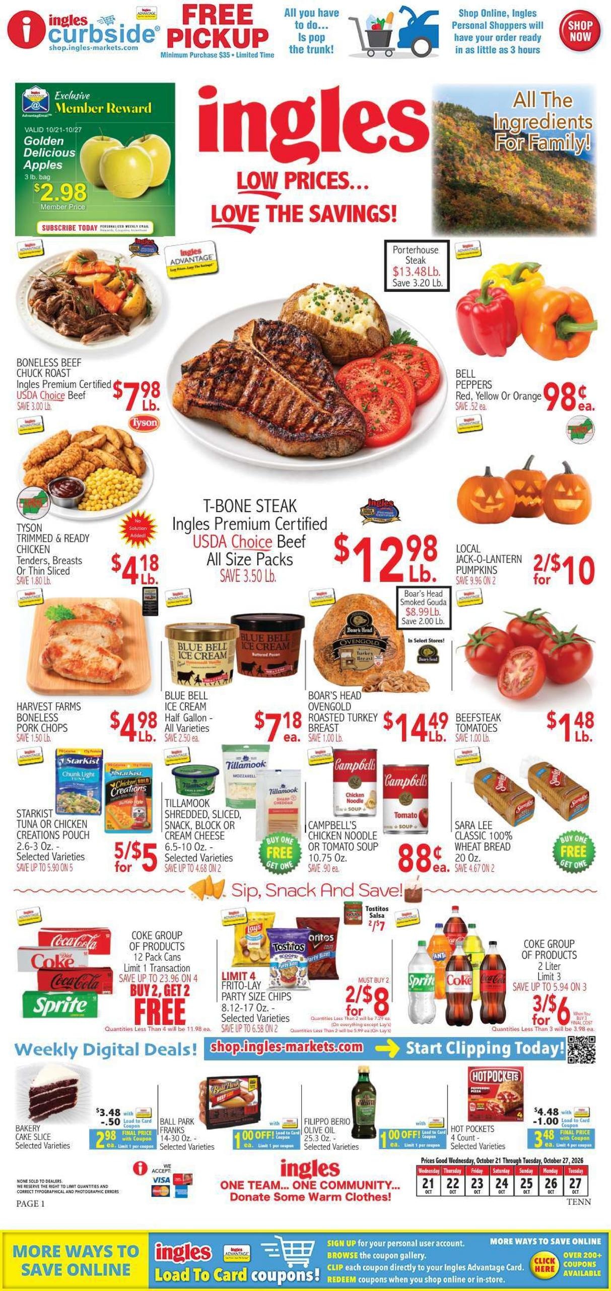 Ingles Markets weekly ad page 1