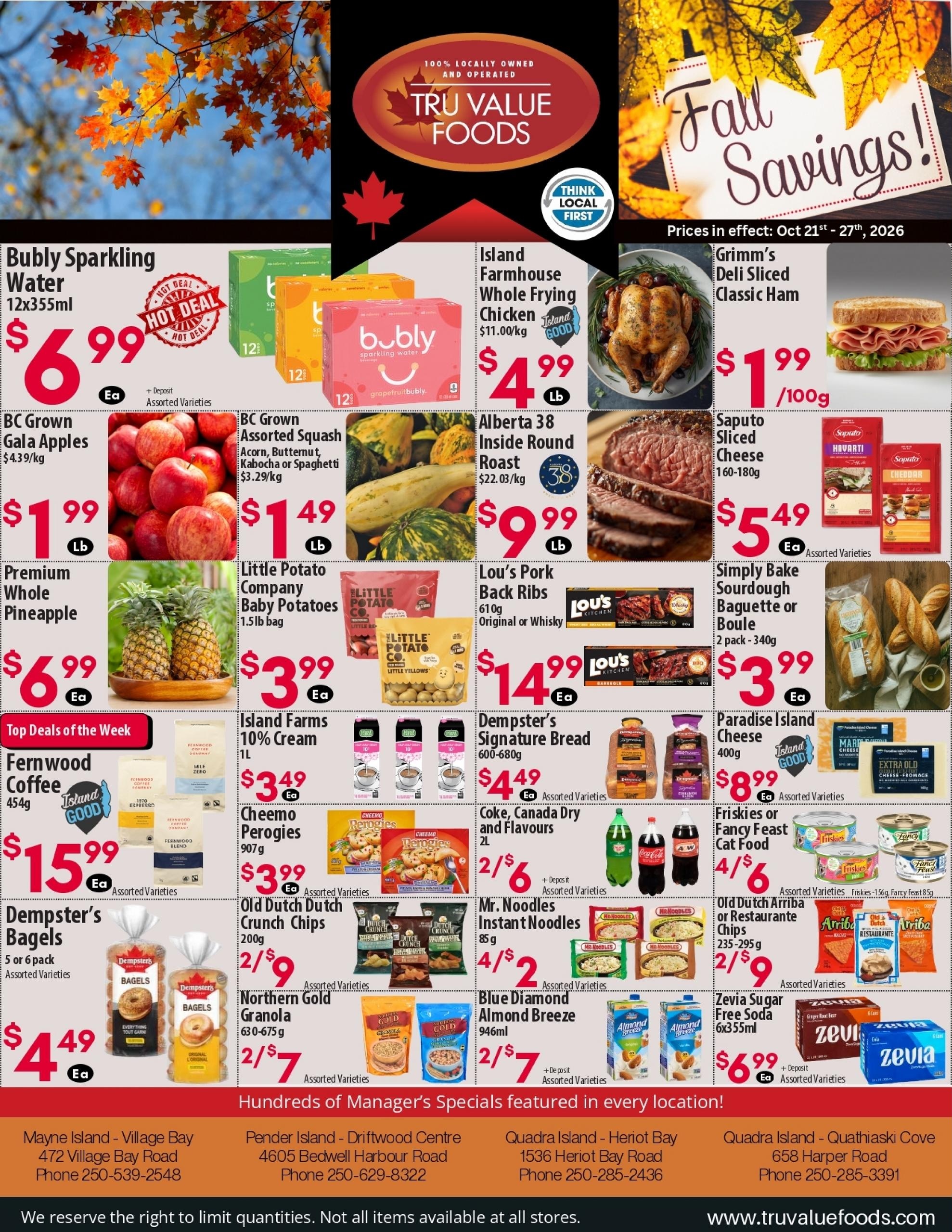 Tru Value Foods flyer page 1
