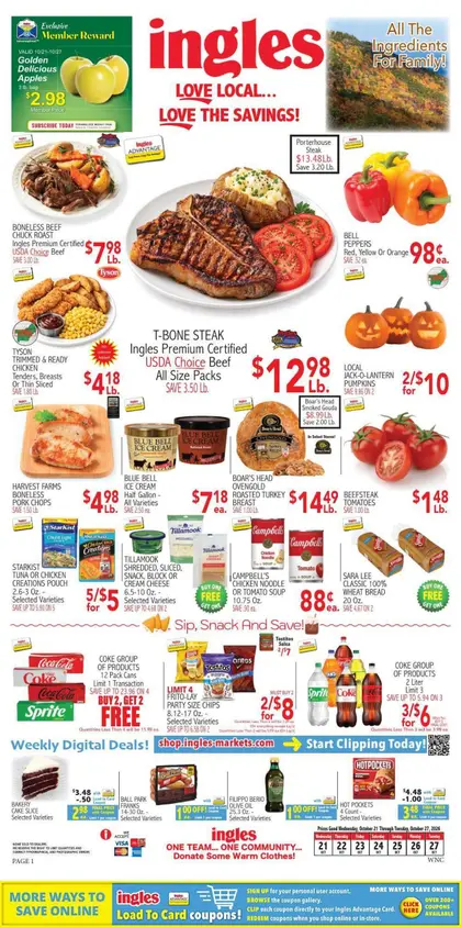 Ingles Markets Indexed Weekly
