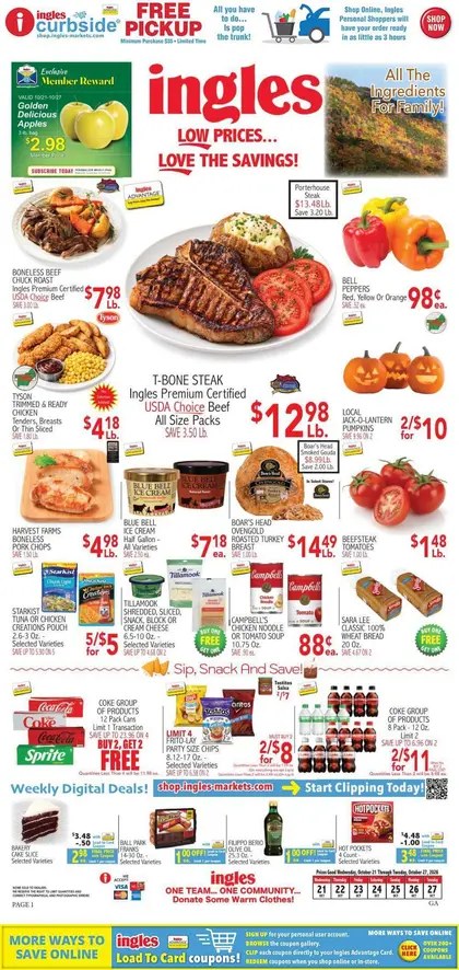 Ingles Markets Indexed Weekly