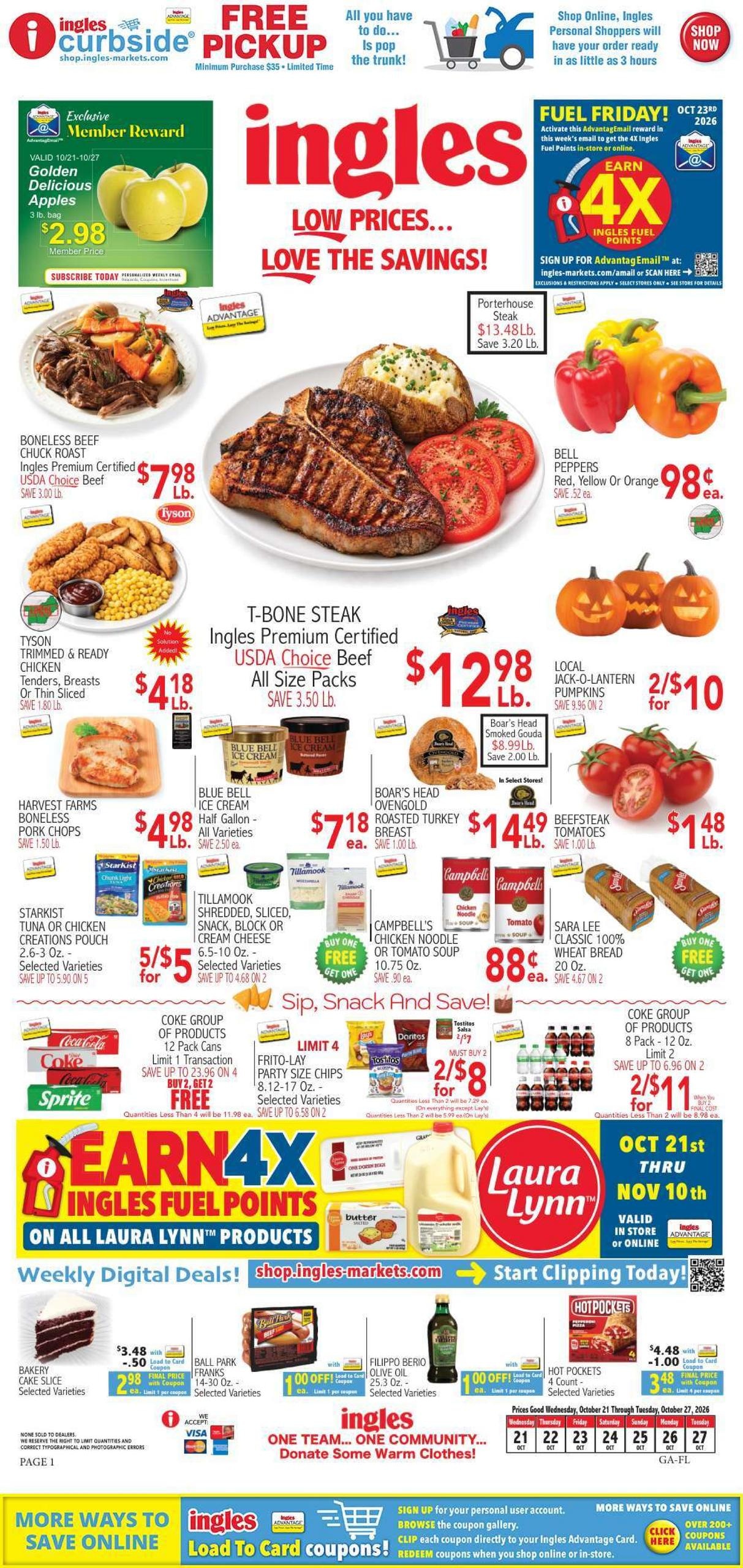 Ingles Markets weekly ad page 1