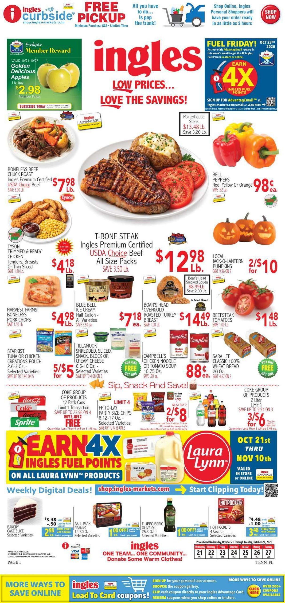 Ingles Markets weekly ad page 1