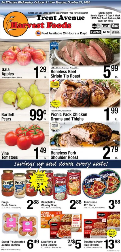 Harvest Foods Indexed Weekly