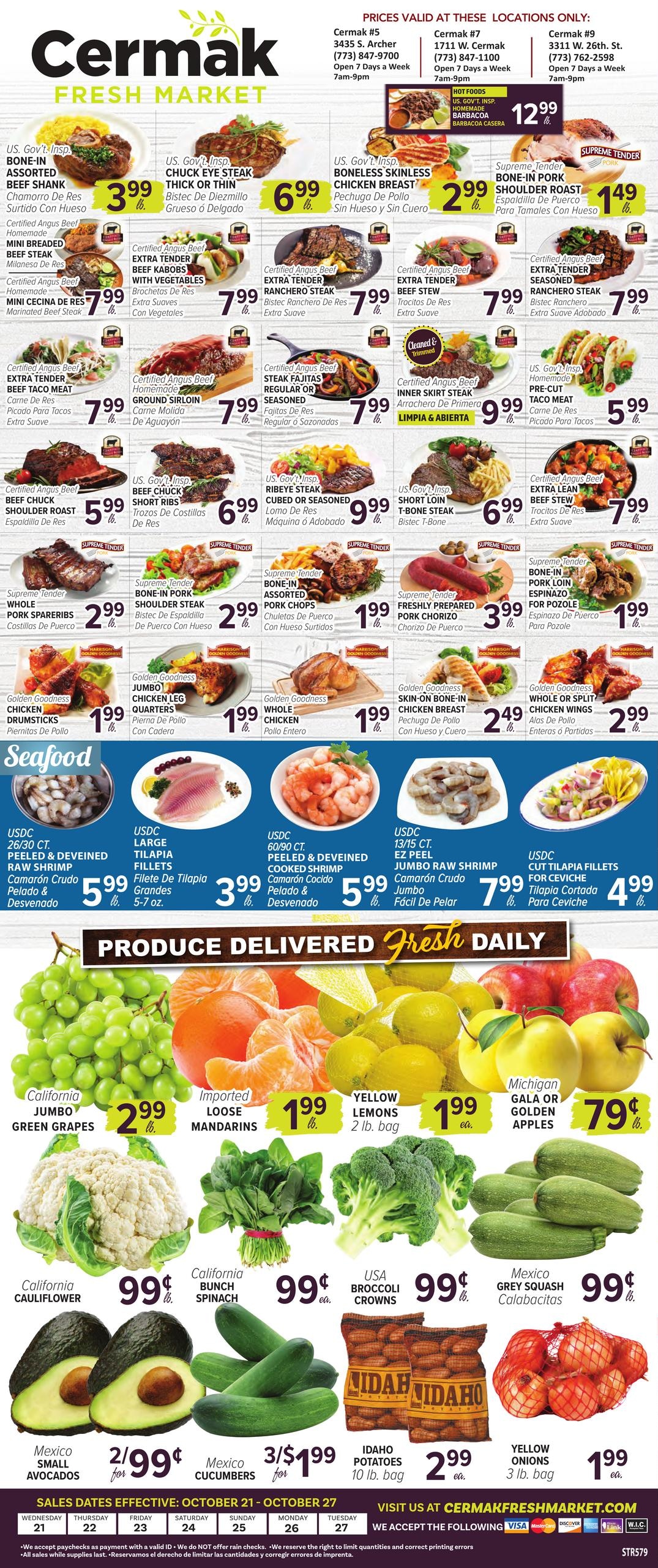 Cermak Fresh Market weekly ad page 1