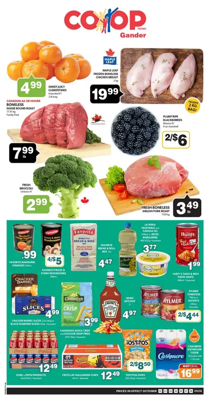 Gander Co-op Indexed Weekly