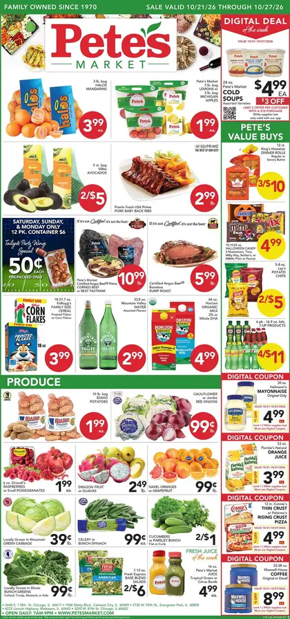 Pete's Fresh Market Indexed Weekly