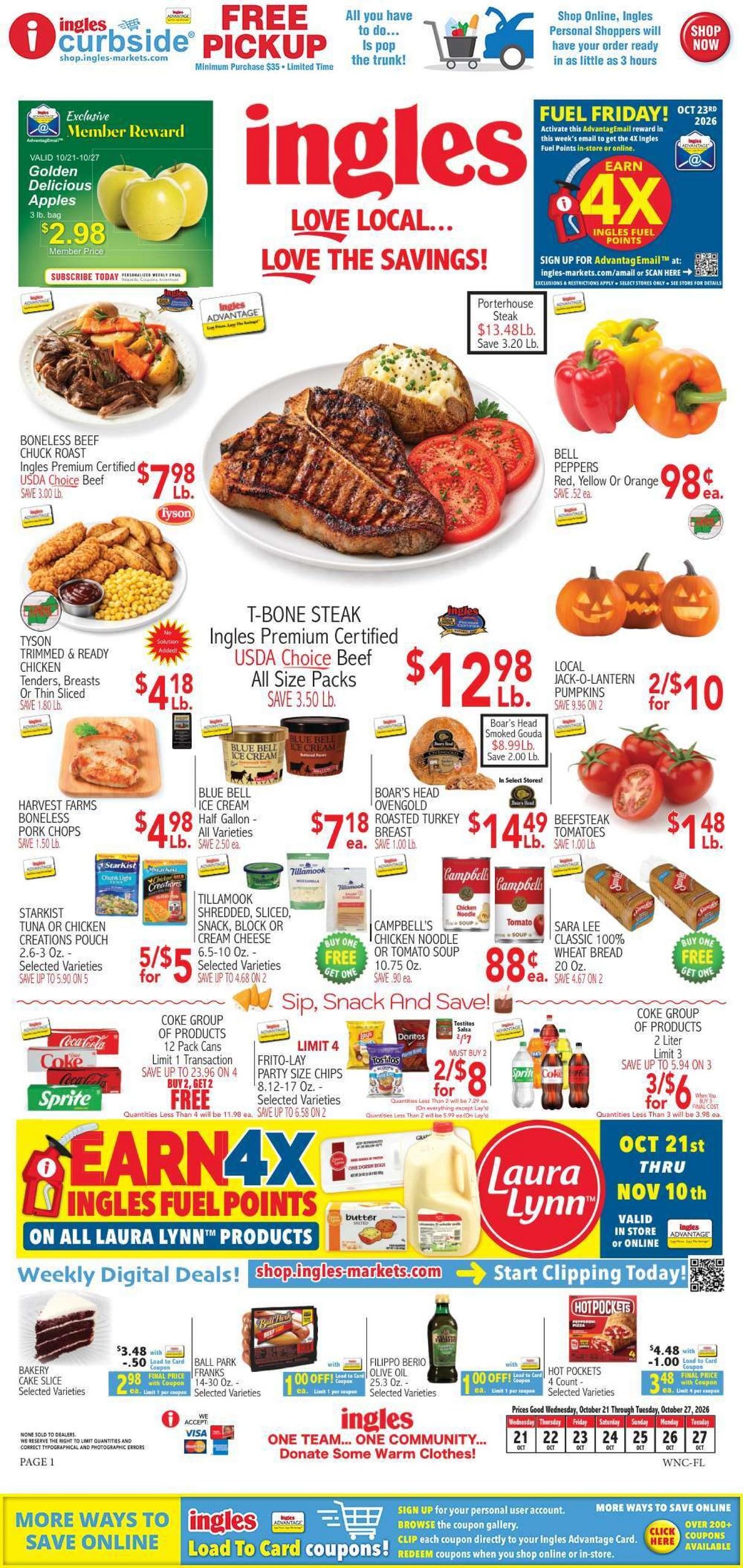 Ingles Markets weekly ad page 1