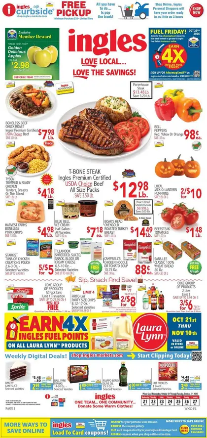 Ingles Markets Indexed Weekly