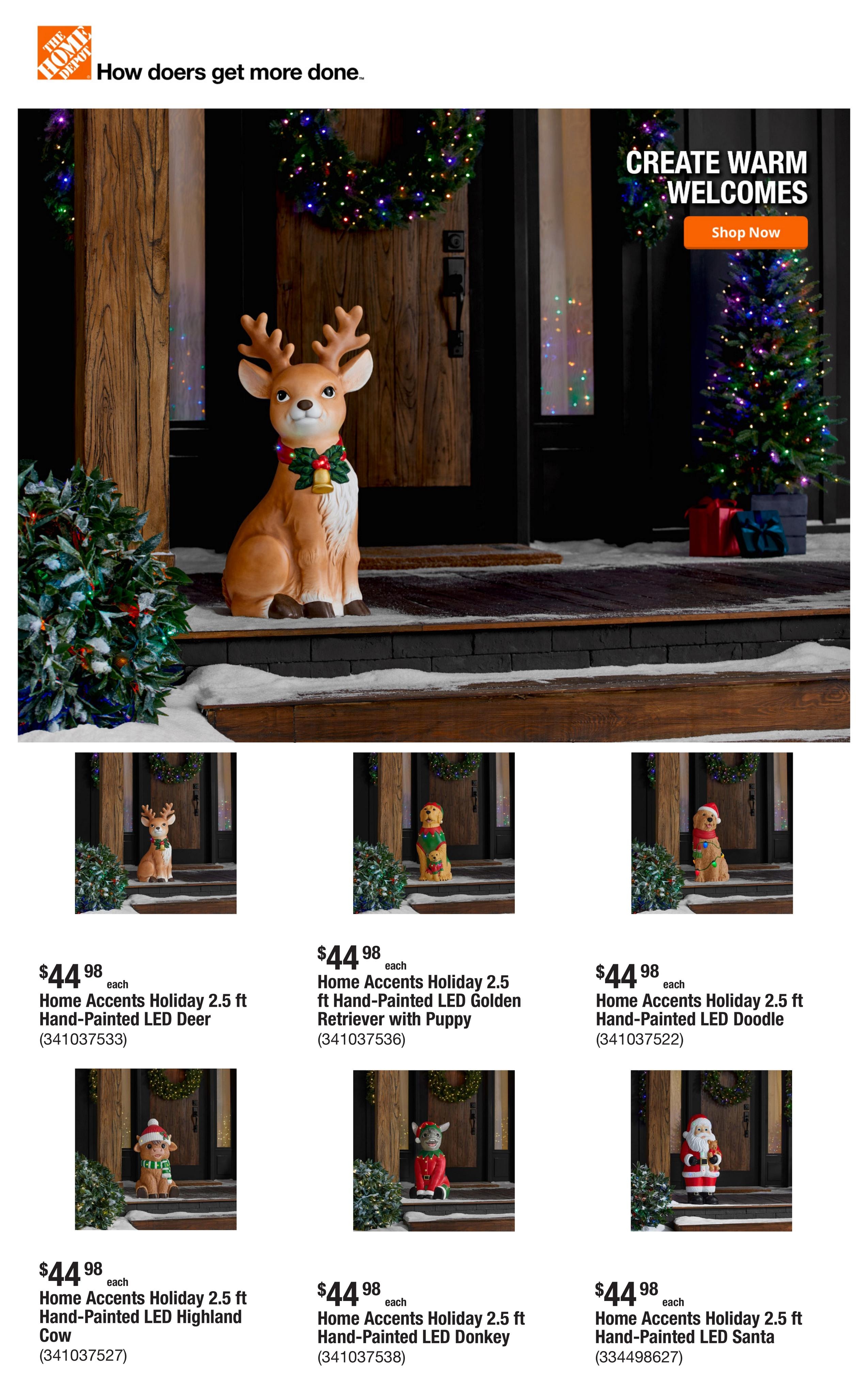 Home Depot weekly ad page 1