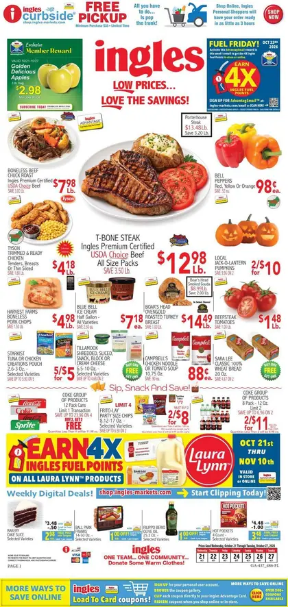 Ingles Markets Indexed Weekly