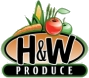 H&W Produce logo