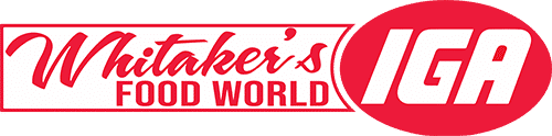 Whitaker's Food World IGA logo