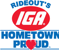 Rideout's IGA logo