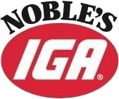 Noble's IGA Foodliner logo