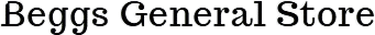 Beggs General Store logo