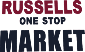 Russell's One Stop logo